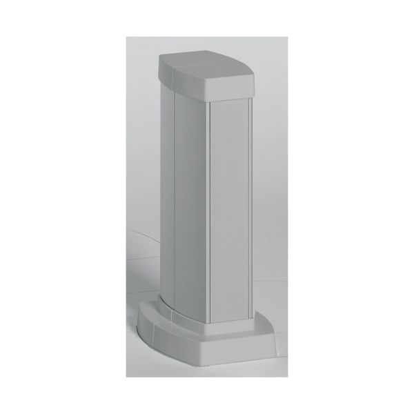 Mini column direct clipping 2 compartments 0.30m aluminium image 1