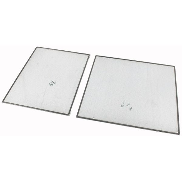 Bottom plate, galvanized, for WxD=1000x800mm, divided 6/4 image 1