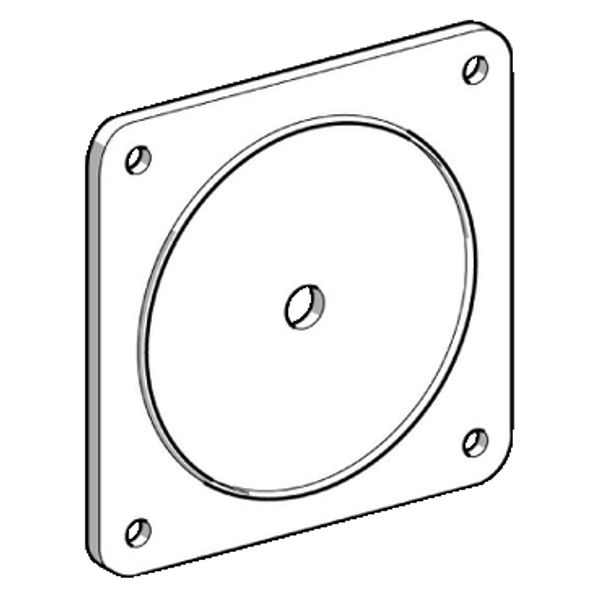 IP 65 seal for 60 x 60 mm front plate and front mounting cam switch - set of 5 image 3