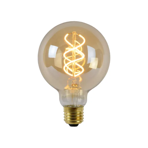 Bulb LED Globe G95 5W 260LM 2200K Dimmable Amber image 1