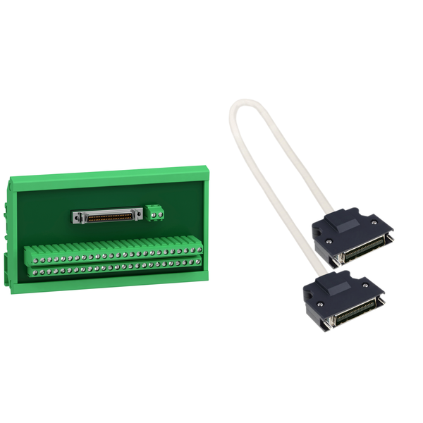 LXM28 IO terminal block module with connection cable 0.5m for CN1 I/O interface image 4