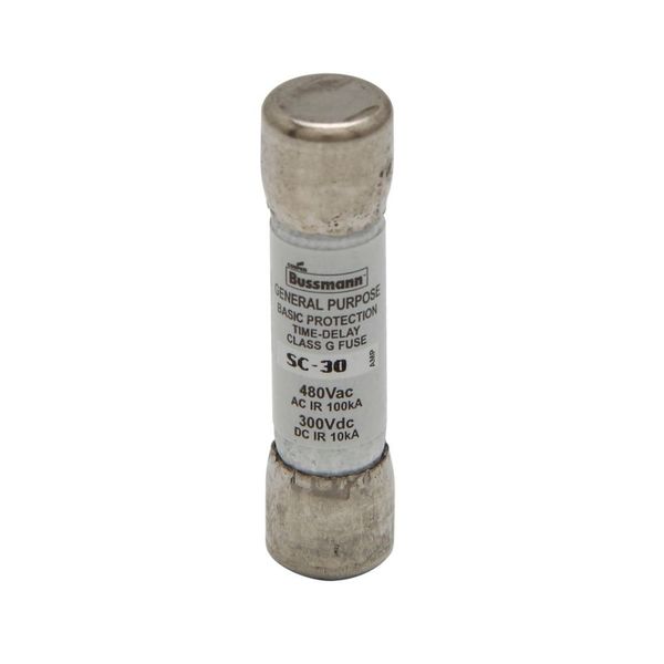 Fuse-link, low voltage, 30 A, AC 480 V, DC 300 V, 41.2 x 10.4 mm, G, UL, CSA, time-delay image 12