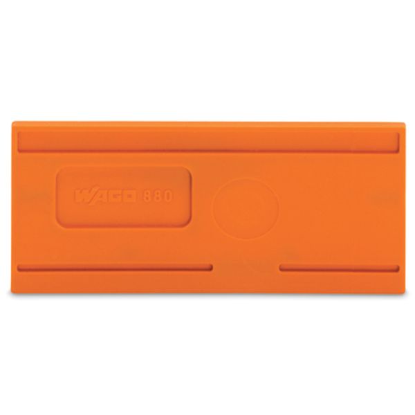 Separator plate 2 mm thick oversized orange image 3