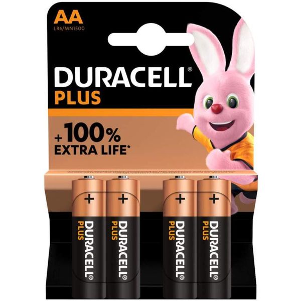DURACELL Plus MN1500 AA BL4 image 1