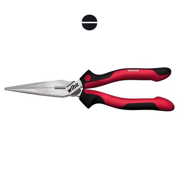 Industrial needle nose pliers Industrial 200 mm SB image 1