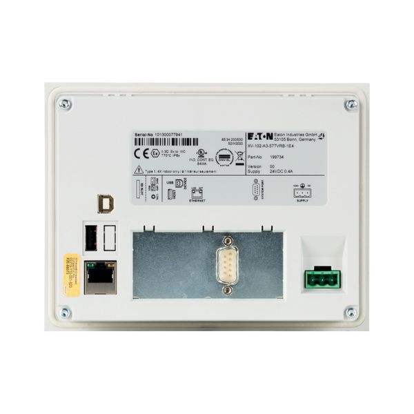 Touch panel, 24 V DC, 5.7z, TFTcolor, ethernet, RS232, (PLC) image 12