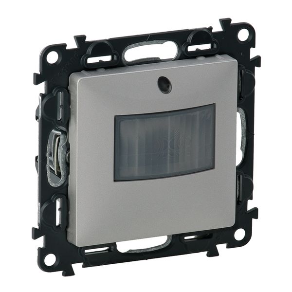 Motion sensor with neutral Valena Life - with cover plate - aluminium image 1