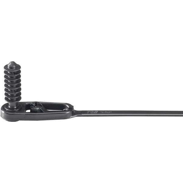 TY544MX CABLE TIE 50LB 8IN BLK NYL PEG MNT image 1