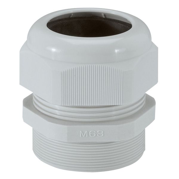 Cable gland plastic - IP 55 - ISO 63 - clamping capacity 34-44 mm - RAL 7035 image 2