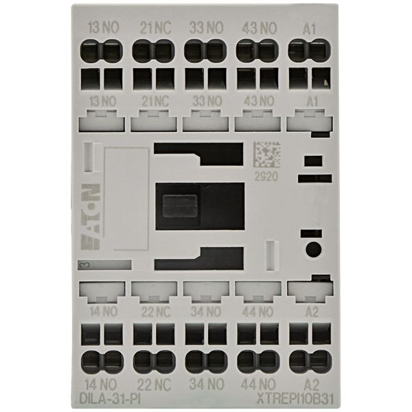 Contactor relay, 24 V 50/60 Hz, 3 N/O, 1 NC, Push in terminals, AC operation image 6