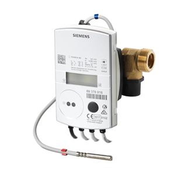 WSM606-BE - Ultrasonic heat meter 0.6 m³/h, mounting length 110 mm, connecting thread G 3/4", sensor Ø5.2x45 mm, M-bus communication, battery life 11 years image 1