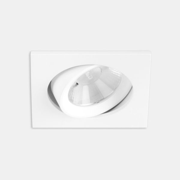 Downlight Play Flat Square Adjustable 12.5W TW 2700K-6500K CRI 90 18.7º DALI DT8 White IP23 981lm image 1