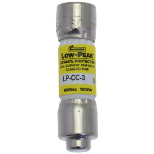 Fuse-link, LV, 3 A, AC 600 V, 10 x 38 mm, CC, UL, time-delay, rejection-type image 23
