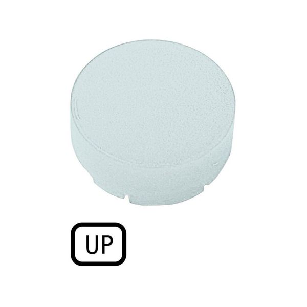 Button lens, raised white, UP image 4