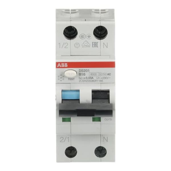 DS201 B16 AC30 Residual Current Circuit Breaker with Overcurrent Protection image 5