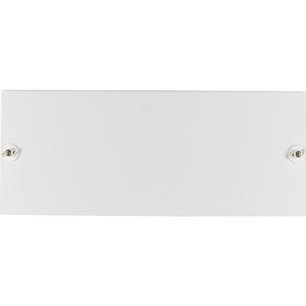 Front plate blind for 33 Module units per row, 1+ rows, white image 1