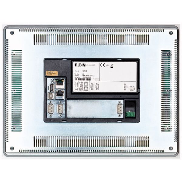 Single touch display, 10-inch display, 24 VDC, IR, 640 x 480 pixels, 2x Ethernet, 1x RS232, 1x RS485, 1x CAN, PLC function can be fitted by user image 1