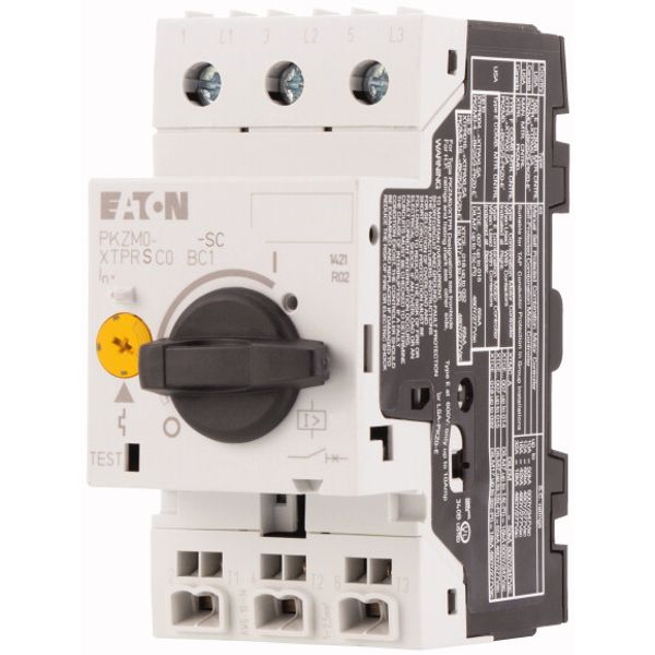 Motor-protective circuit-breaker, 0.1 - 0.16 A, Screw terminals on feed side/spring-cage terminals on output side image 3