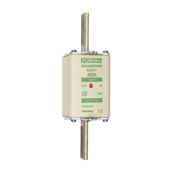 Fuse-link NH2 aM 690VAC 400A live tags Double indicator image 2