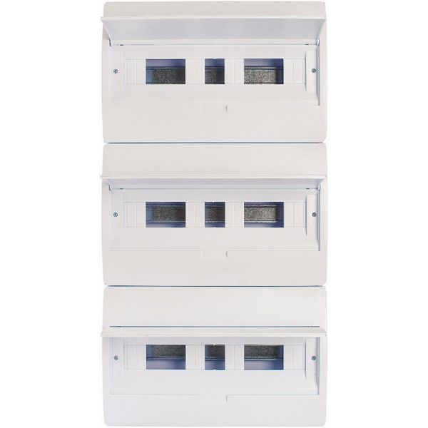 ECO Compact distribution board, surface mounted, 3-rows, 18 MU, IP40 image 8