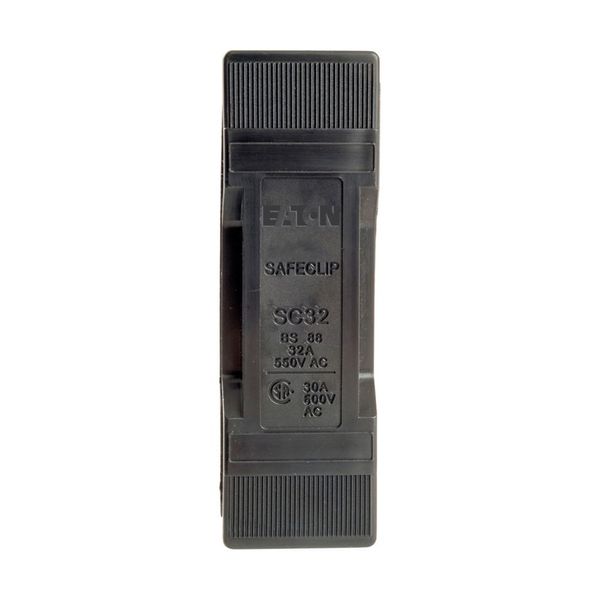 Fuse-holder, LV, 32 A, AC 550 V, BS88/F1, 1P, BS, front connected, black image 8