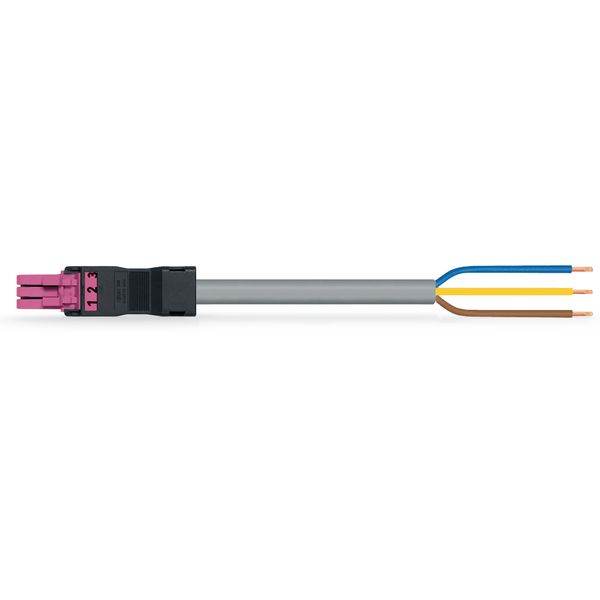 pre-assembled connecting cable Eca Socket/open-ended pink image 3