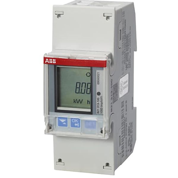 B21 313-100, Energy meter'Silver', M-bus, Single-phase, 5 A image 1
