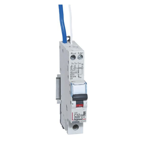 DX³ 10000 1 Pole + Neutral 32A A Type RCBO C Curve 30mA image 1