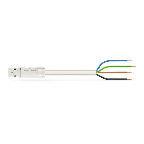 pre-assembled connecting cable;Eca;Plug/open-ended;white image 1