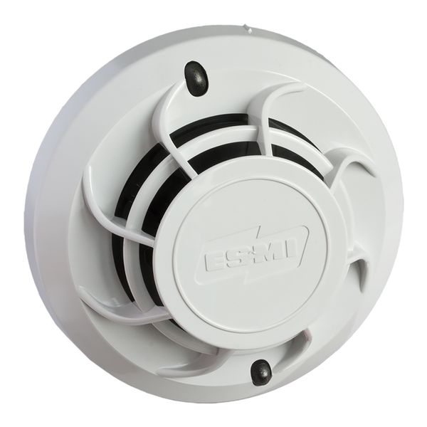 Heat detector, Esmi 52051E, without isolator, 58°C fixed temperature, white image 3