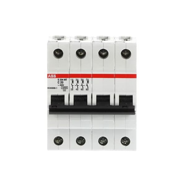 S204MT-C20 Miniature Circuit Breaker - 4P - C - 20 A image 5