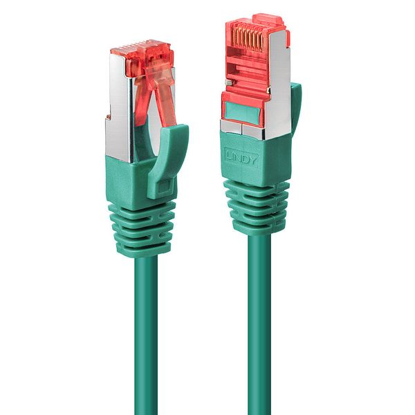 7.5m Cat.6 S/FTP Network Cable, Green RJ45, M/M, 250MHz, Copper, 27AWG image 1