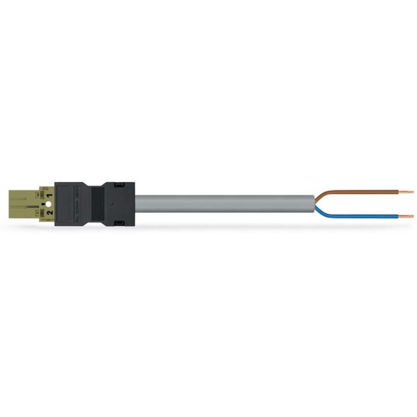 pre-assembled interconnecting cable;Eca;Socket/plug;black image 2