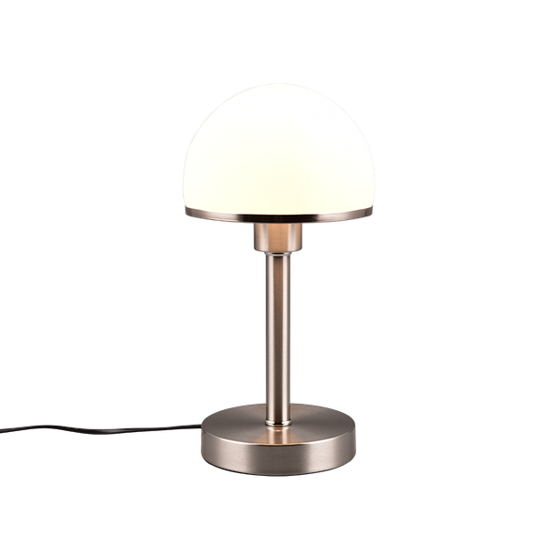 Joost table lamp 39 cm E27 brushed steel image 1