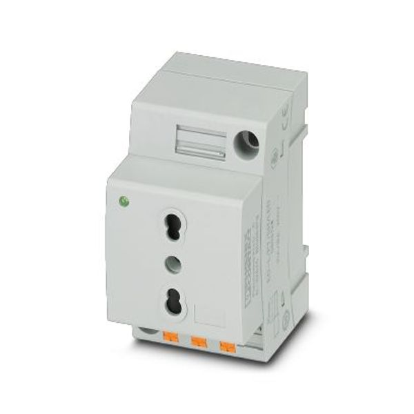 Socket outlet for distribution board Phoenix Contact EO-L/PT/SH/LED 250V 16A AC image 1