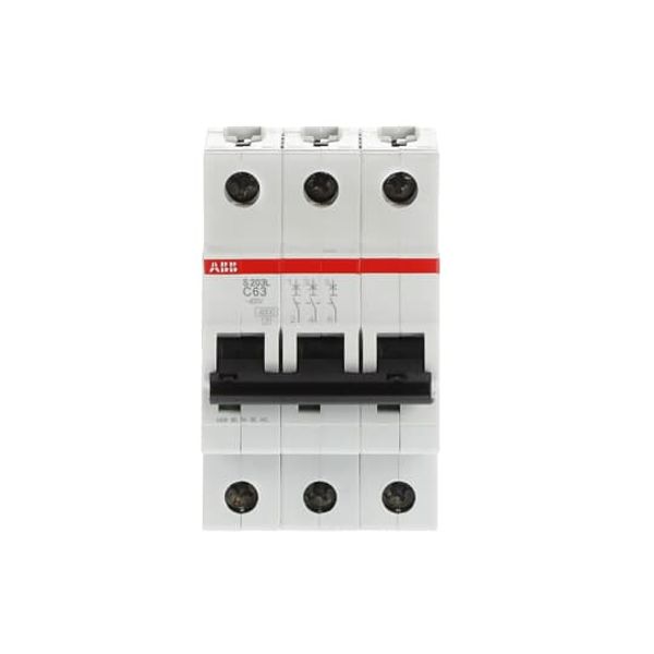 S203L-C63 Miniature Circuit Breaker - 3P - C - 63 A image 1