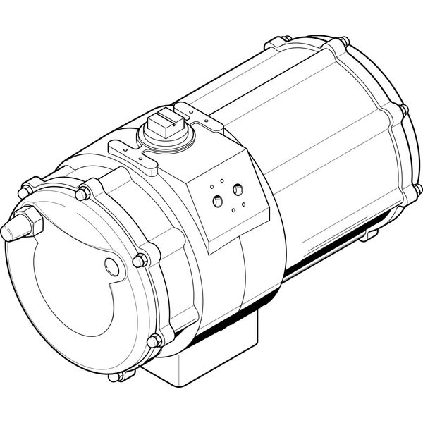 DAPS-2880-090-R-F16 Quarter turn actuator image 1