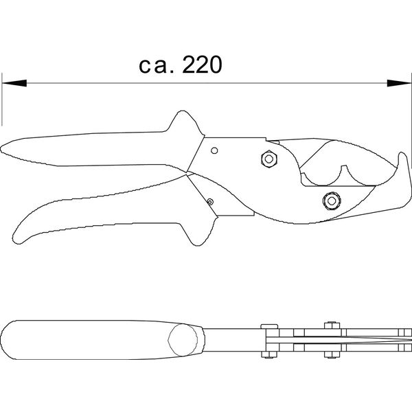 SQ 1632 Quick channel shears  16-32mm image 2