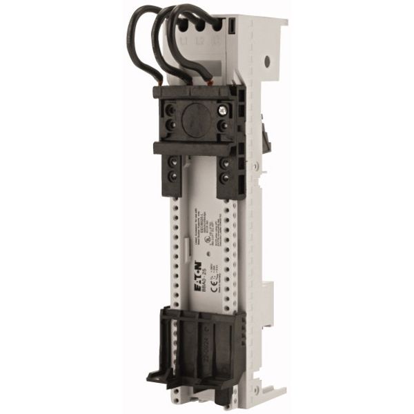 Busbar adapter, 45 mm, 25 A, DIN rail: 1, Push in terminals image 2