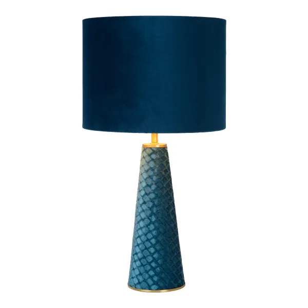 VELVET Table lamp E27/40W H47cm Blue image 1