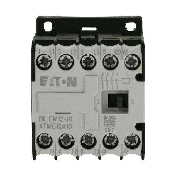 Contactor, 230 V 50/60 Hz, 3 pole, 380 V 400 V, 5.5 kW, Contacts N/O = Normally open= 1 N/O, Screw terminals, AC operation image 12