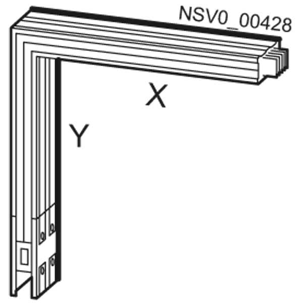 BD2C-1250-LH-X*/Y* KNEE BACKSIDE X/Y 0,36M-1,25M 1250A image 1