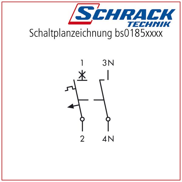 Miniature Circuit Breaker C6/1+N, 1MW, 6kA image 4