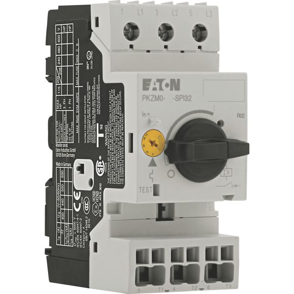 Motor-protective circuit-breaker, 0.06 kW, 0.16 - 0.25 A, Feed-side screw terminals/output-side push-in terminals, MSC image 16