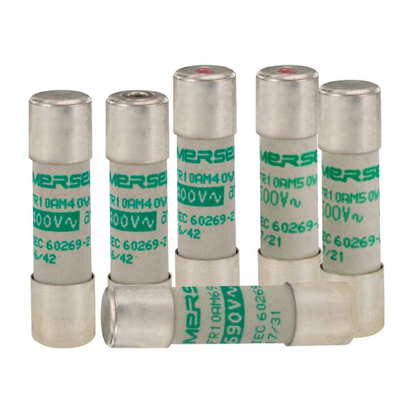 Cylindrical fuse-link aM 10x38 IEC 500VAC 1A With Visual Indicator image 3