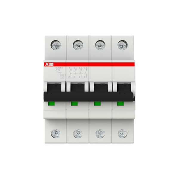 S204M-C3 Miniature Circuit Breaker - 4P - C - 3 A image 5