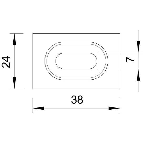 GKT 38 FT Hold-down clamp - mesh cbl tr. for barrier strip fastening image 2