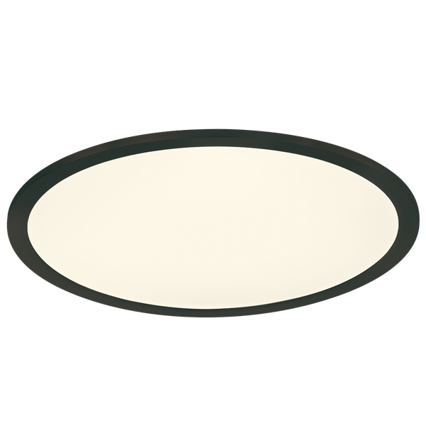 Phoenix LED ceiling lamp 45 cm matt black image 1