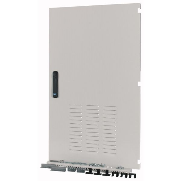 Box Solution door, ventilated, IP42, right, HxW=975x600mm, grey image 2