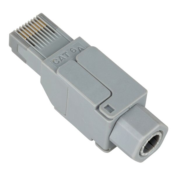 RJ45 plug C6a UTP, on-site installable,f.solid wire,straight image 6